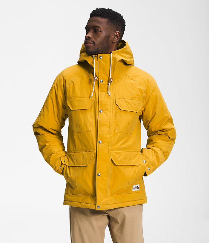 The North Face Puffer Μπουφαν Κίτρινα Ανδρικα Thermoball™ Dryvent™ Mountain Parka - Greece 9164RDOAQ